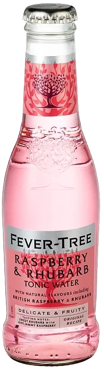 Fever-tree raspberry & rhubarb tonic   24x20cl