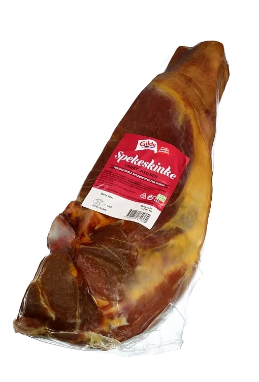 Spekeskinke Urøkt Delt m/Ben Ca3kg Gilde