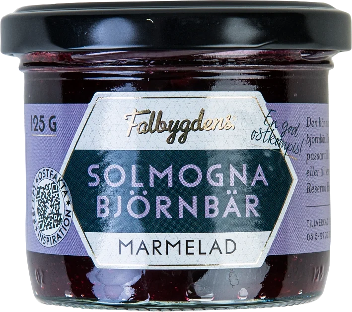 Solmogna björnbär marmelad