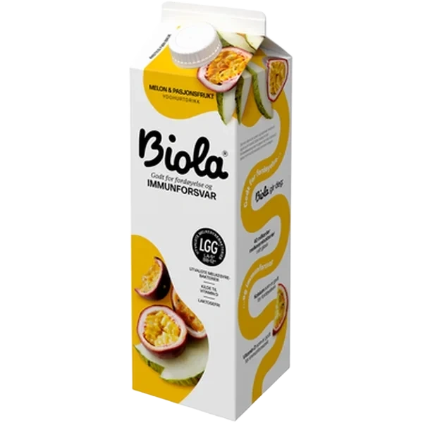 Biola Laktosefri Melon & Pasjonsfrukt 1000g
