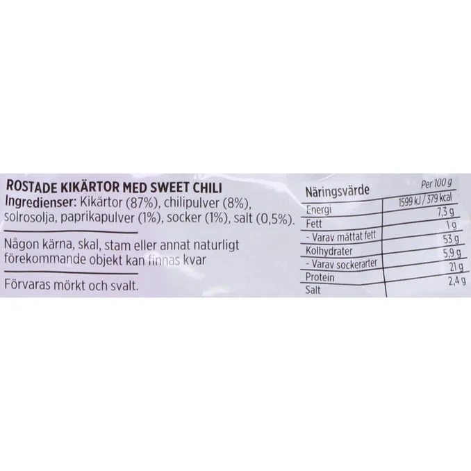 Rostade Kikärtor Sweet Chili