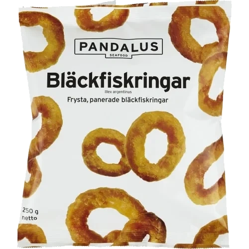Bläckfiskring Panerade Frysta
