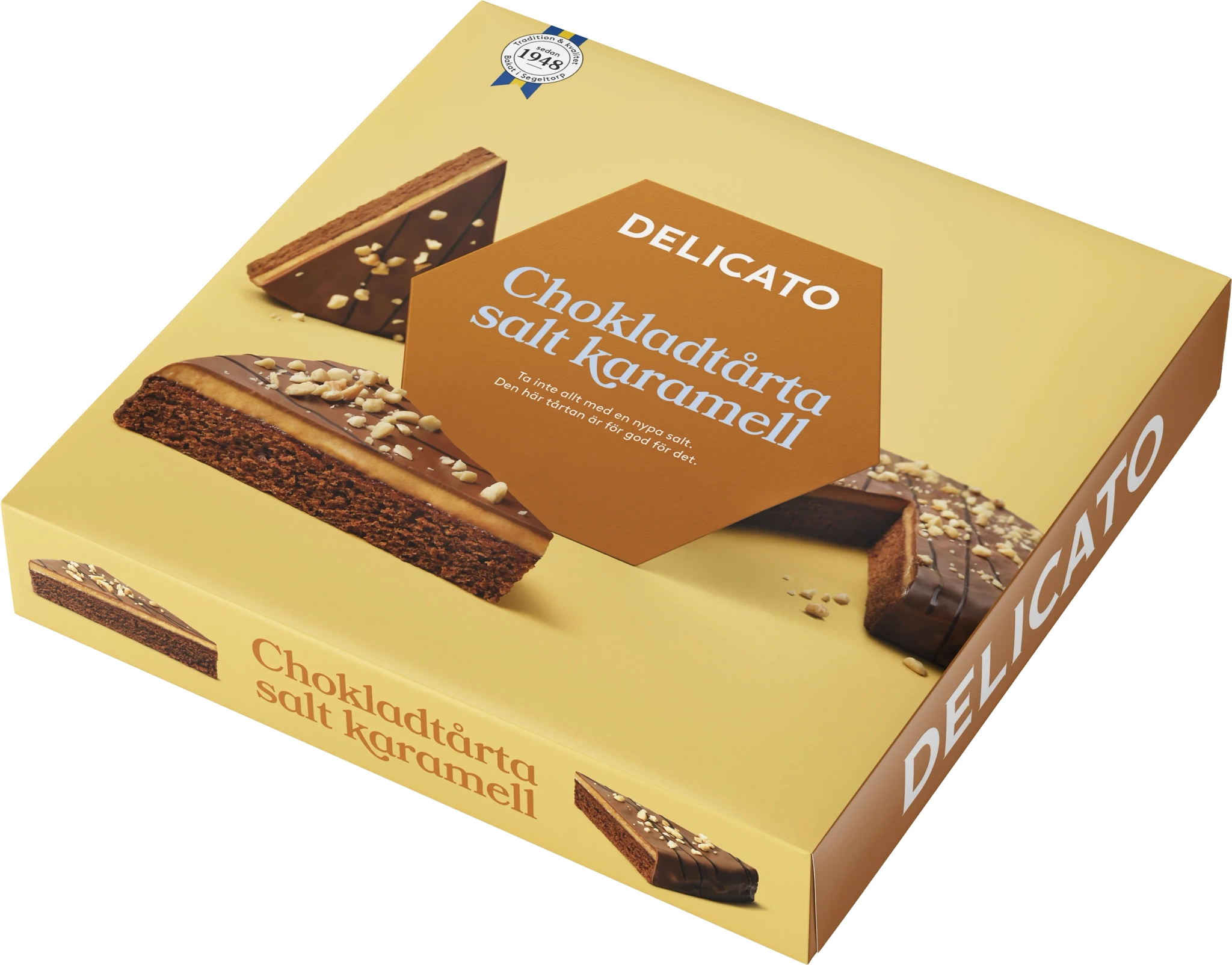 Chokladtårta salt karamell