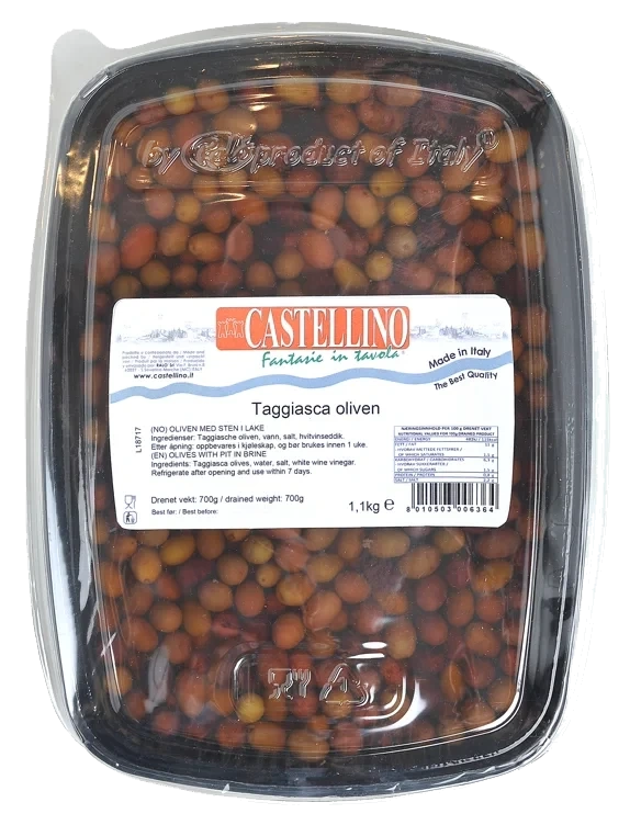 Castellino taggiasca oliven   1100g