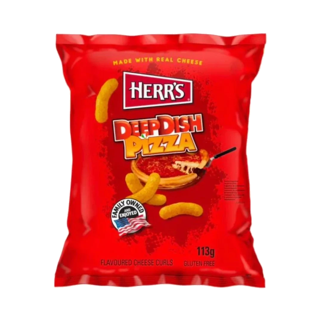 Herr's Deep Dish Pizza Cheese Curls 113 g DATOVARE