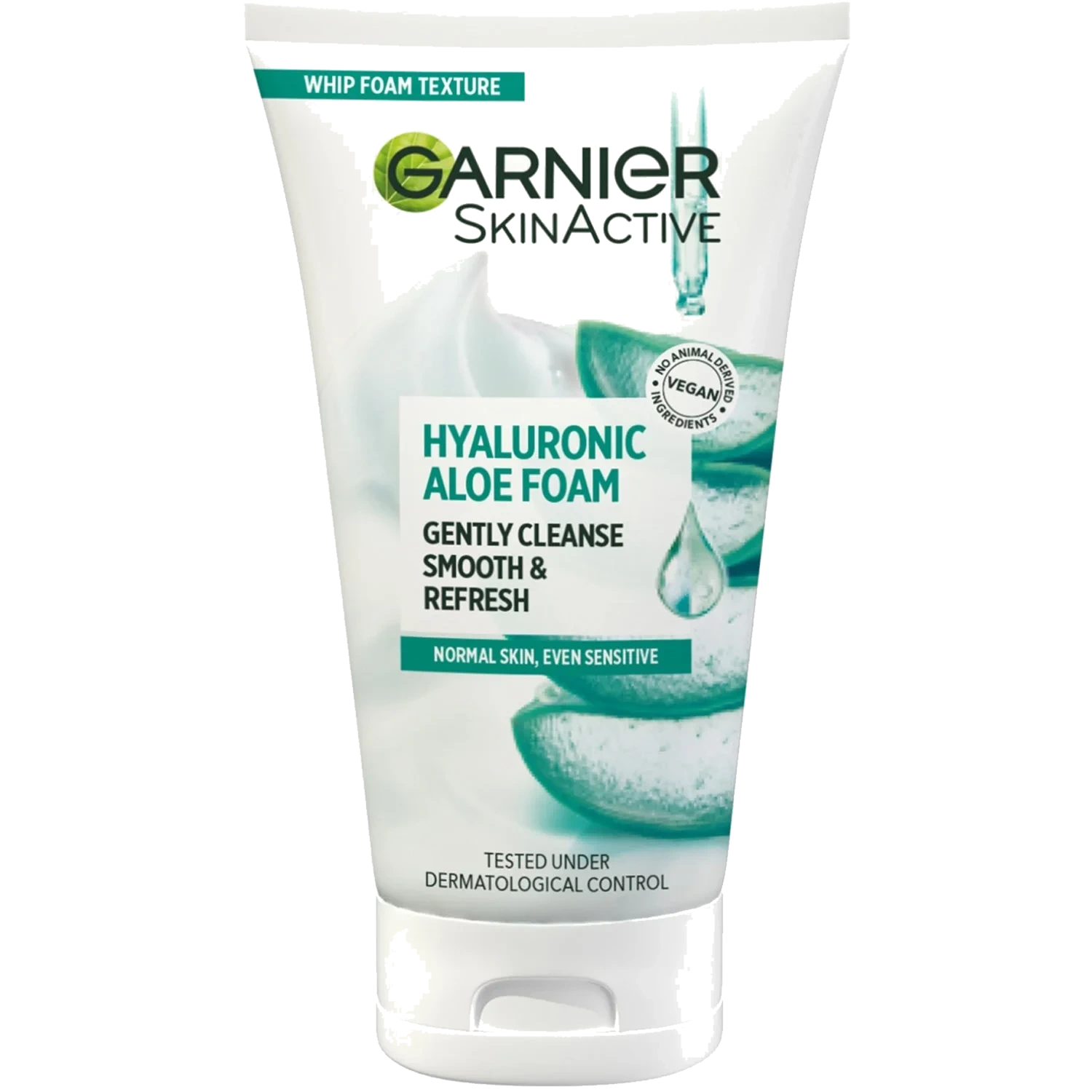 Garnier Skinactive Hyaluronic Aloe Foam - Gently Cleanse, Smooth & Refresh 150ml