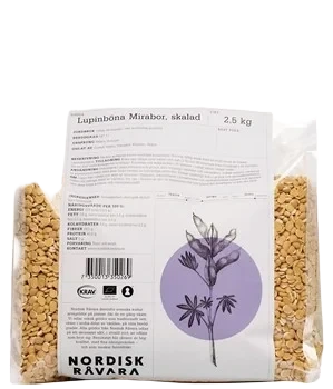Nordisk Råvara Lupin Mirabor, skalad