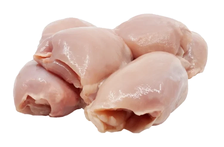 Kylling lårkjøtt u/skinn u/bein  2x2,5kg