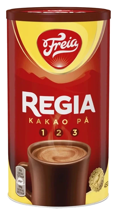 Regia sjokoladedrikk boks 450g