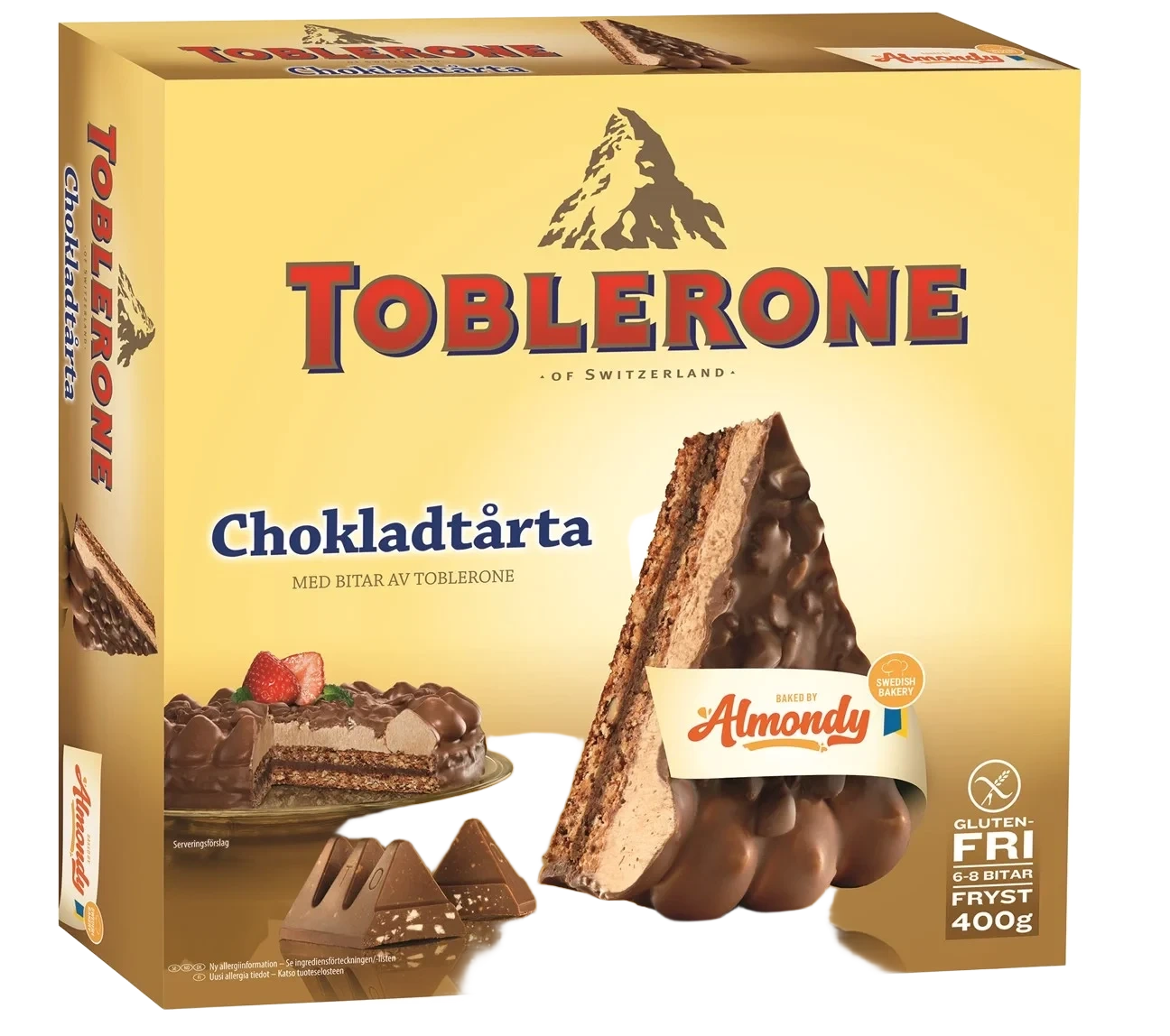 Mandelkake Toblerone 400g Almondy