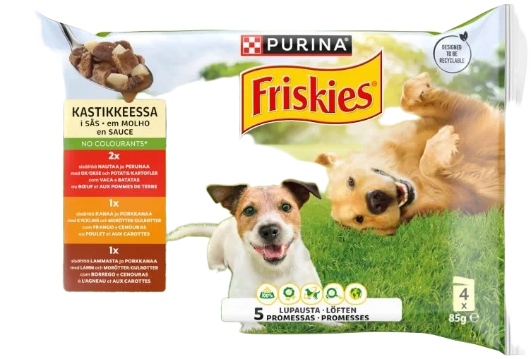Friskies Våt Hund 4pk 340g Purina