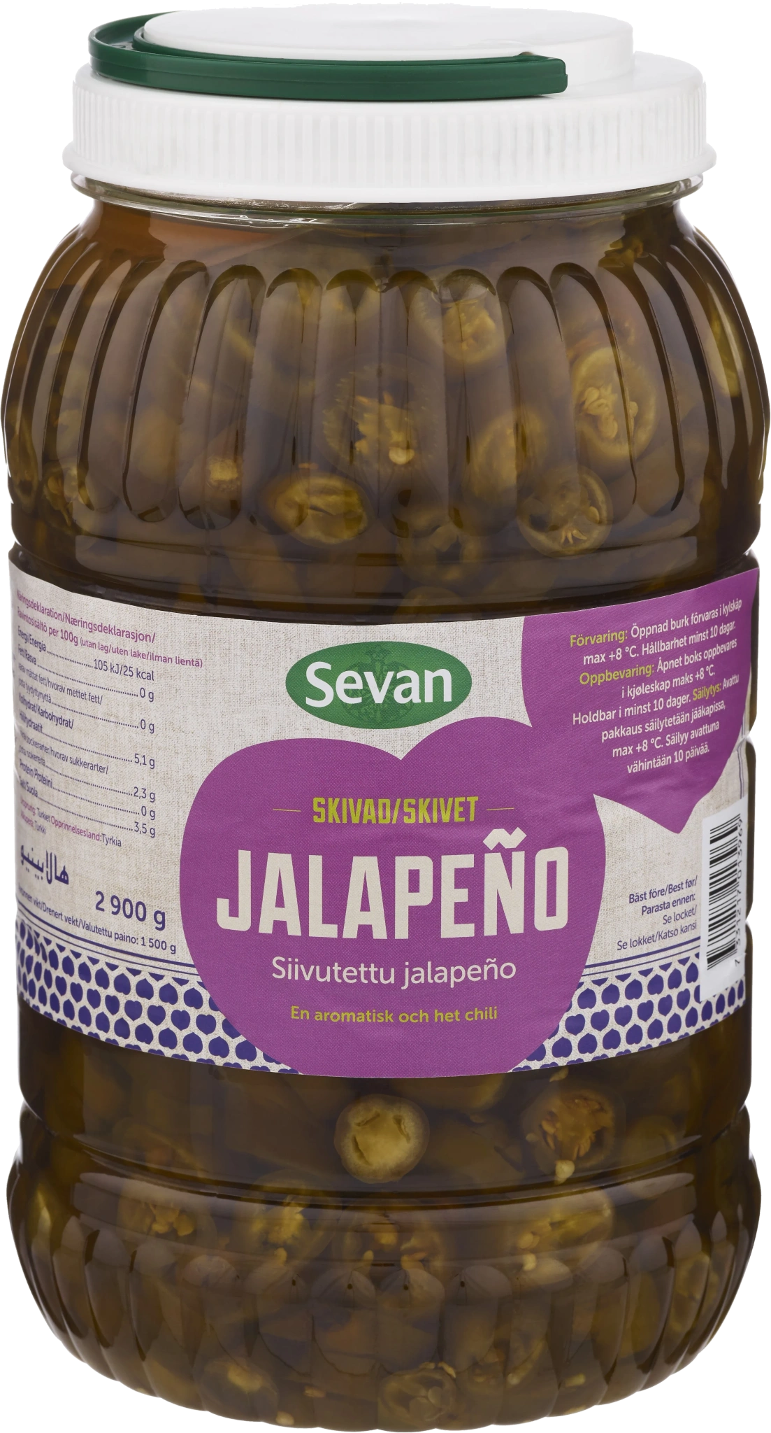 Jalapeno skivad