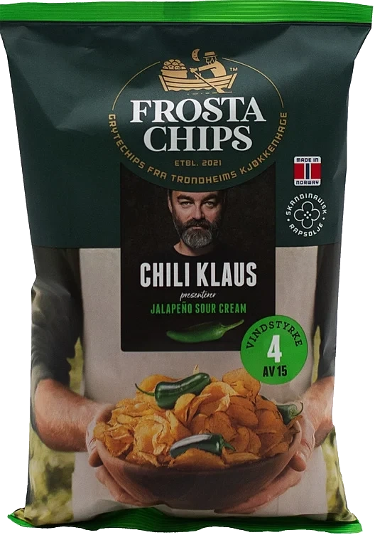 Chili klaus jalapeño sour cream 100g frostachips