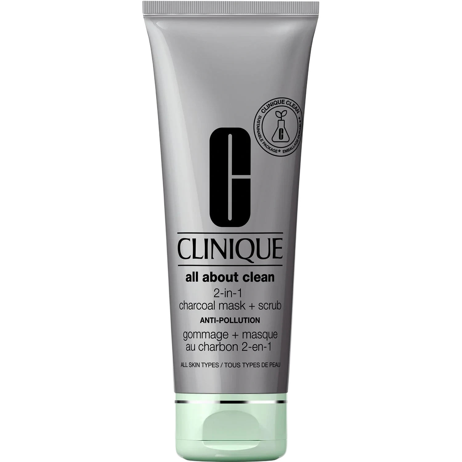 Clinique All About Clean Charcoal Mask + Scrub Anti-Pollution