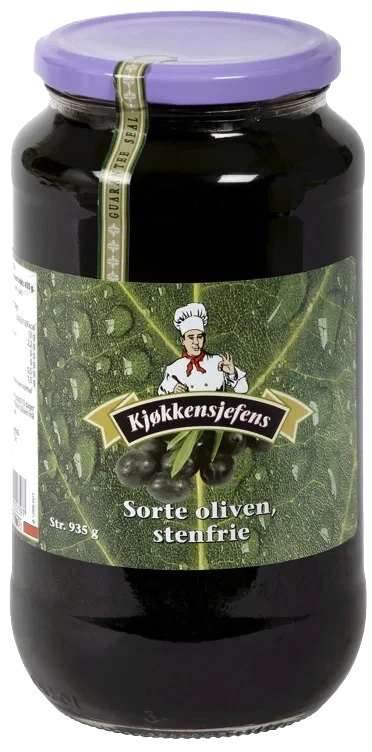 Oliven, sorte stenfri ks          935g