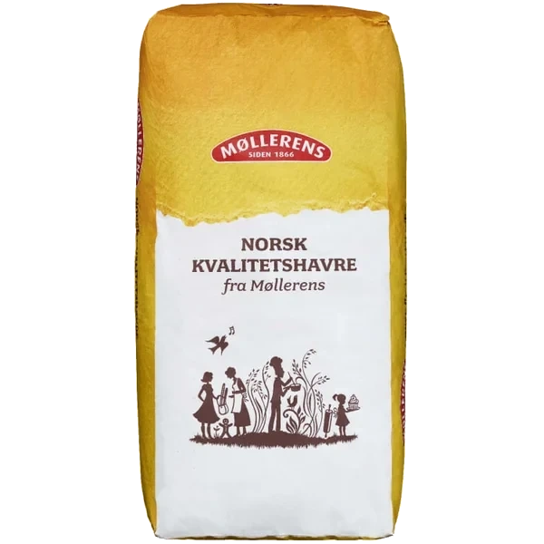 Havregryn Lettkokte 25kg Møllerens