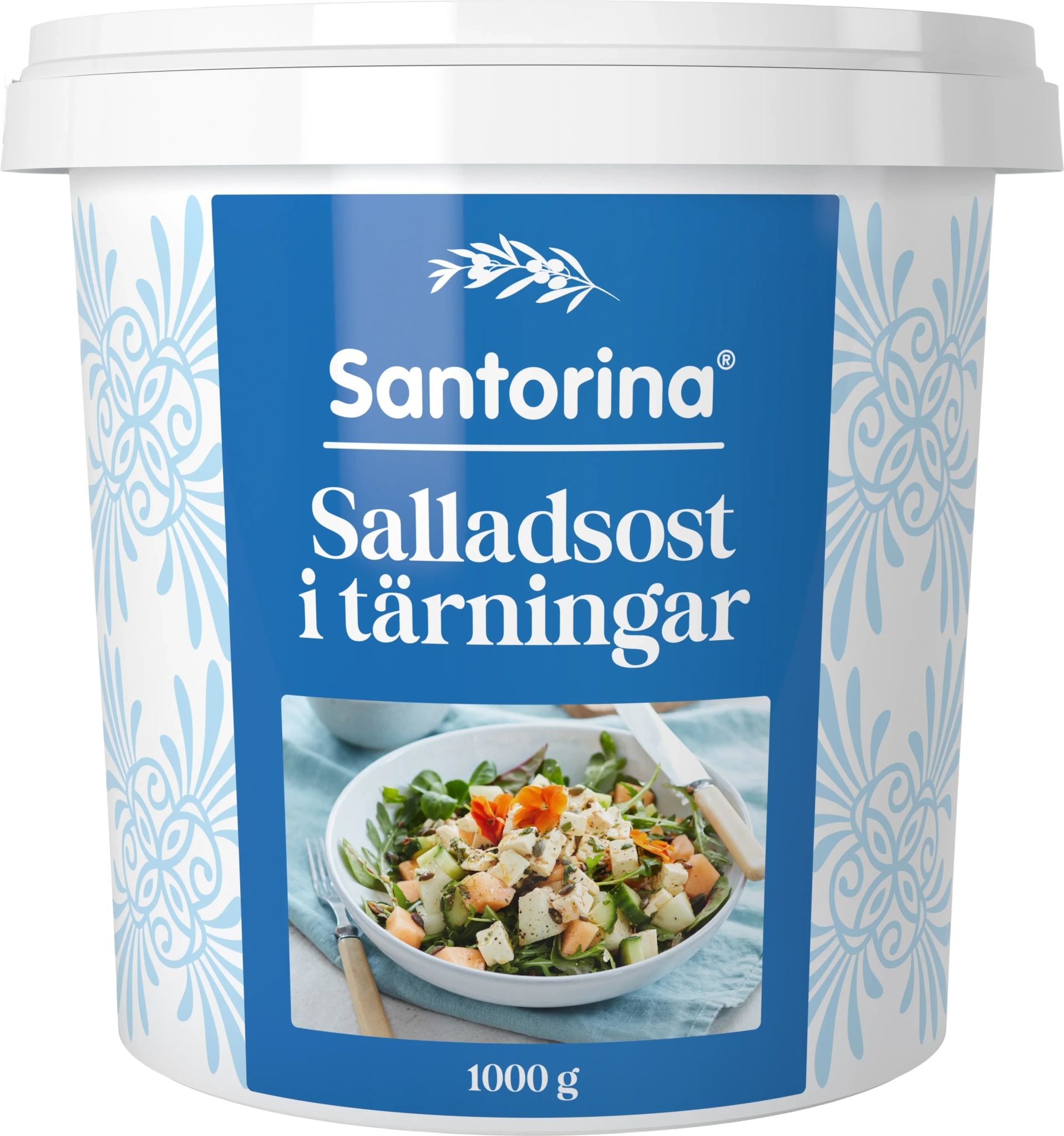 Salladsost i tärningar
