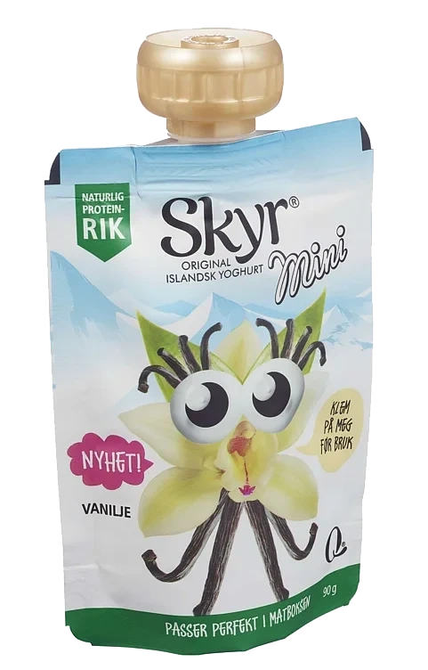 Skyr mini vanilje pose 90g