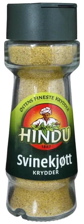 SVINEKJØTTKRYDDER GLASS HINDU