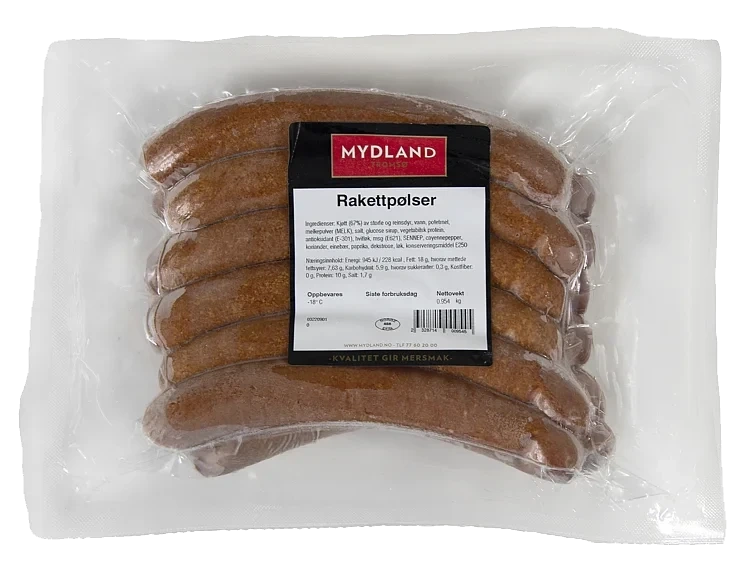 Rakettpølse frys   kg