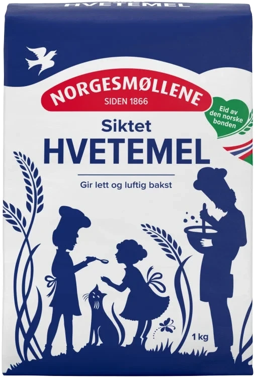 Hvetemel Siktet 1kg Møllerens