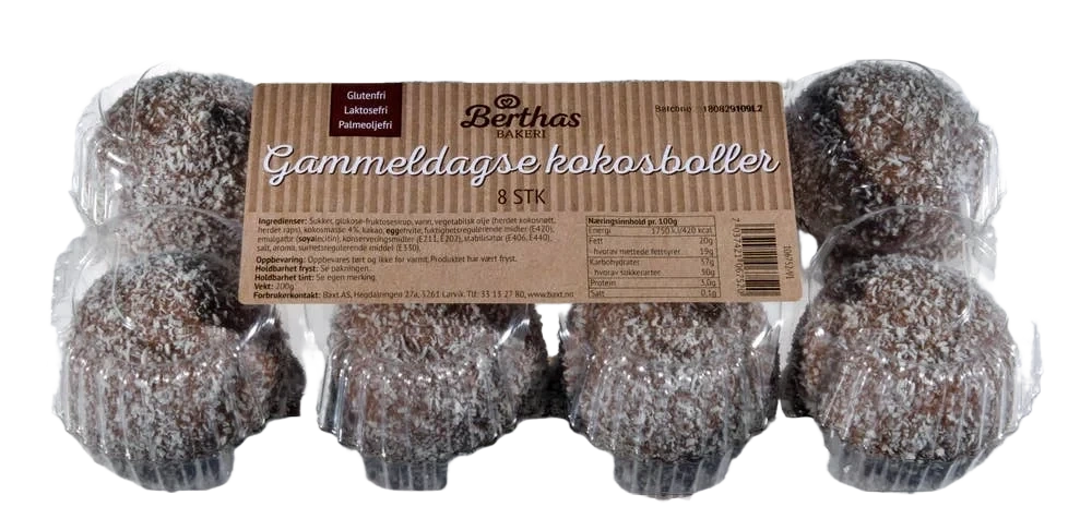 Berthas Gammeldagse kokosboller