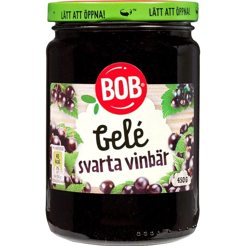 BOB Svart Vinbärsgelè
