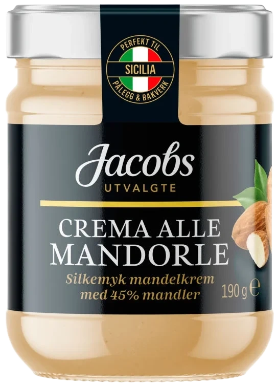 Crema Alle Mandorle 190g Jacobs Utvalgte