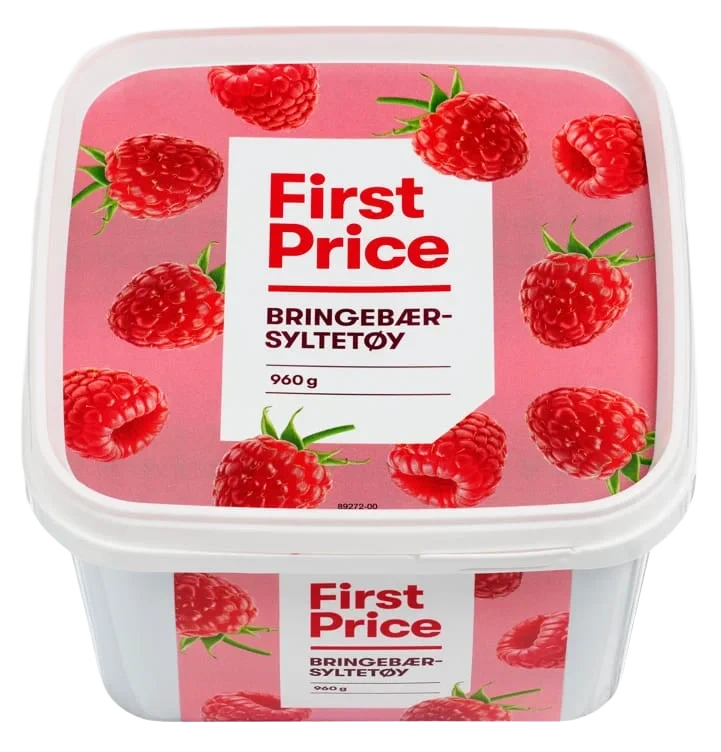 Bringebærsyltetøy 960g First Price