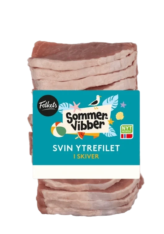 Svin Ytrefilet skivet Ca900g Sommervibber