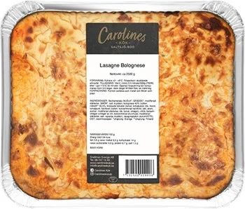 Carolines kök Lasagne Bolognese