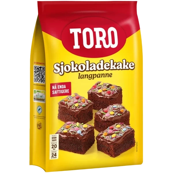 Sjokoladekake Langpanne 880g Toro