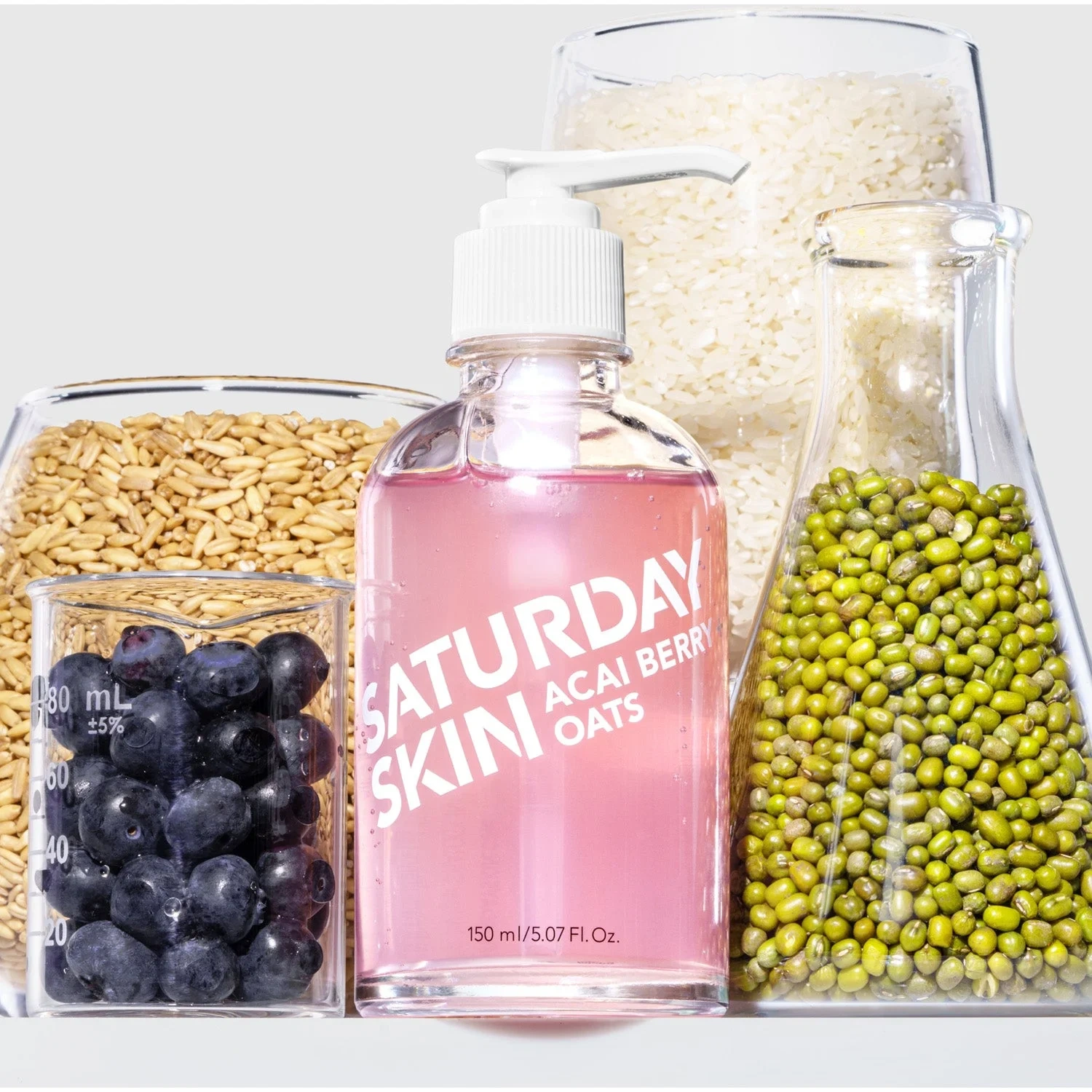 Saturday Skin Acai Berry + Oats Antioxidant Gel Cleanser 150 ml