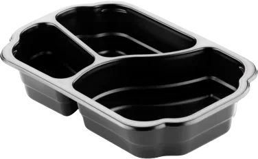 PP-Schale Take-away Schwarz