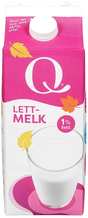 Q lettmelk  1,75l