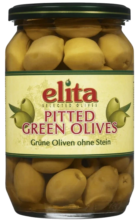 Oliven Grønne u/Sten 700g Elita