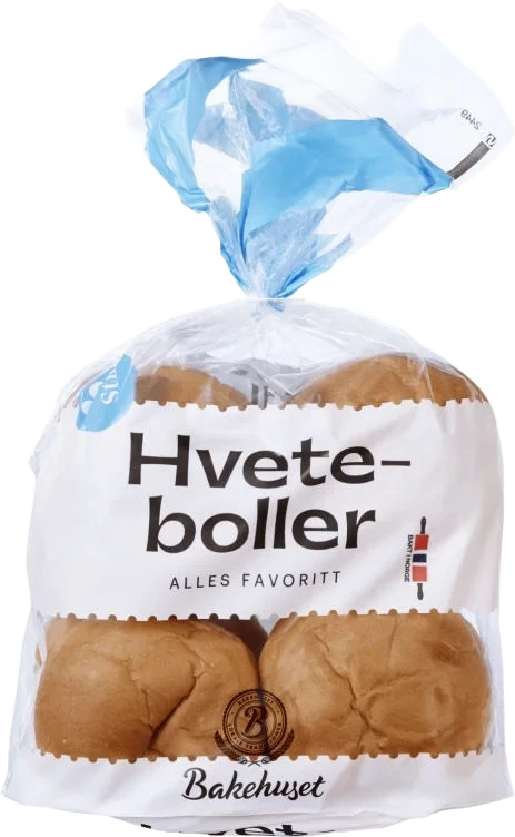 Hveteboller 4pk 260g Bakehuset