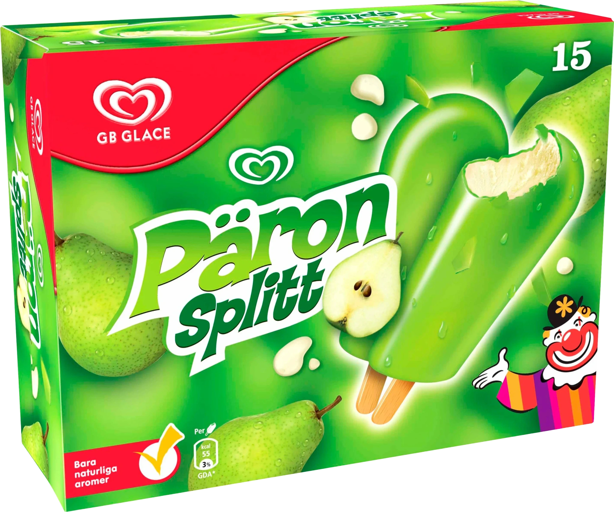 Päronsplitt 15p
