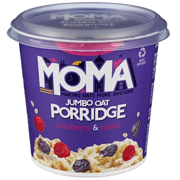 Moma Instant Grøt i Kopp Tranebær & Rosin Gl.fri
