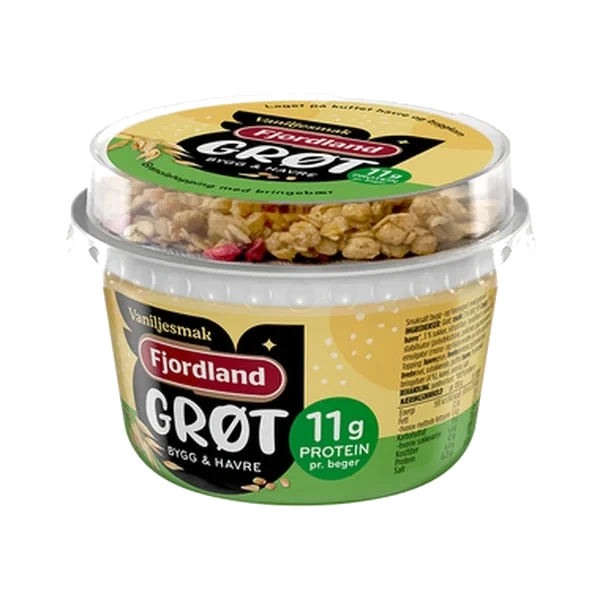 Fjordland Grøt Vanilje 165g