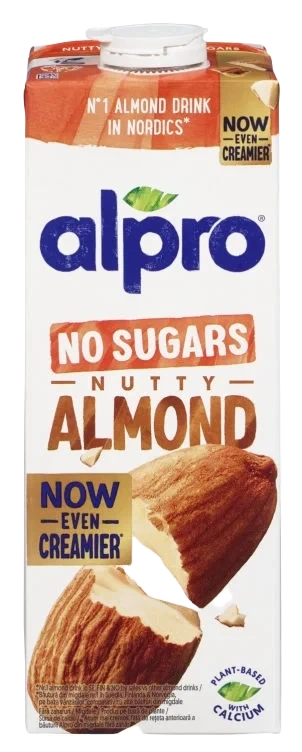 Alpro Usøtet Mandeldrikk 1l