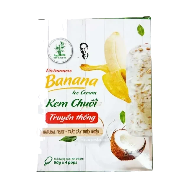 Bamboo Tree Banana Ice Pop 4-pack 240g