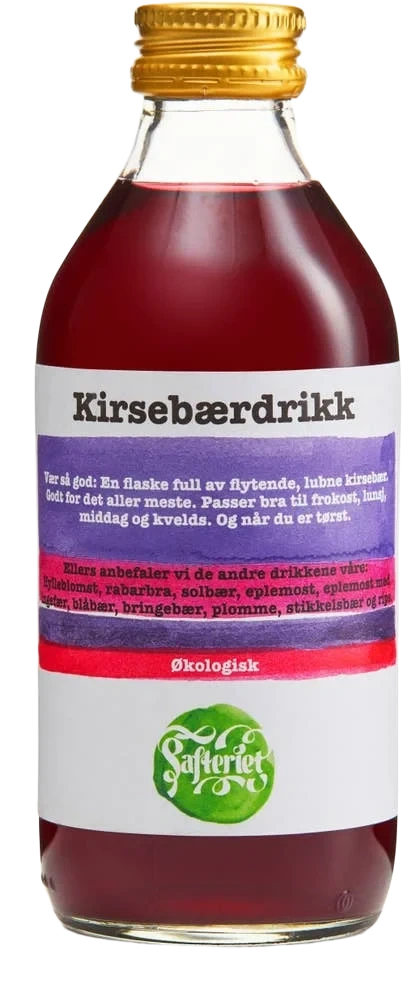 Safteriet Kirsebærdrikk Øko 250ml