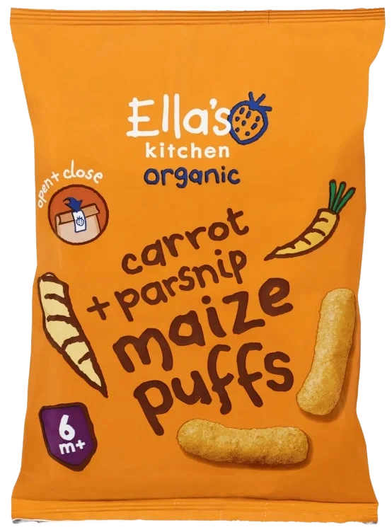 Maispuffer Gulrot&Pastinakk Økol 20g Ellas