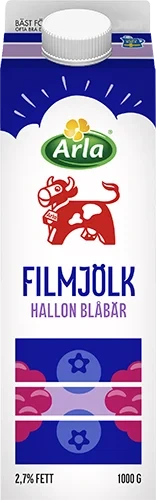 Filmjölk blåbär / hallon 2.7%