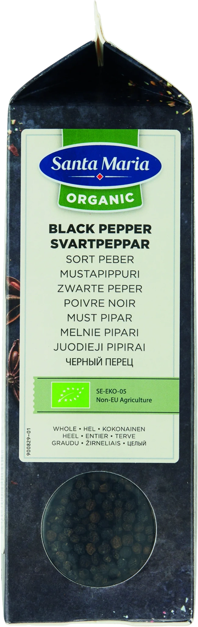 Svartpeppar Hel Organic
