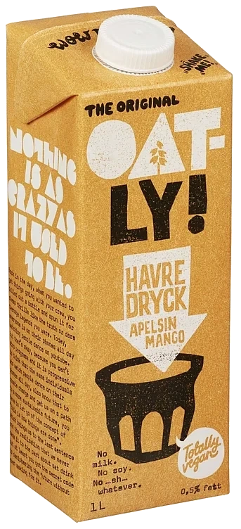 Havredrikk appelsin mango  1l