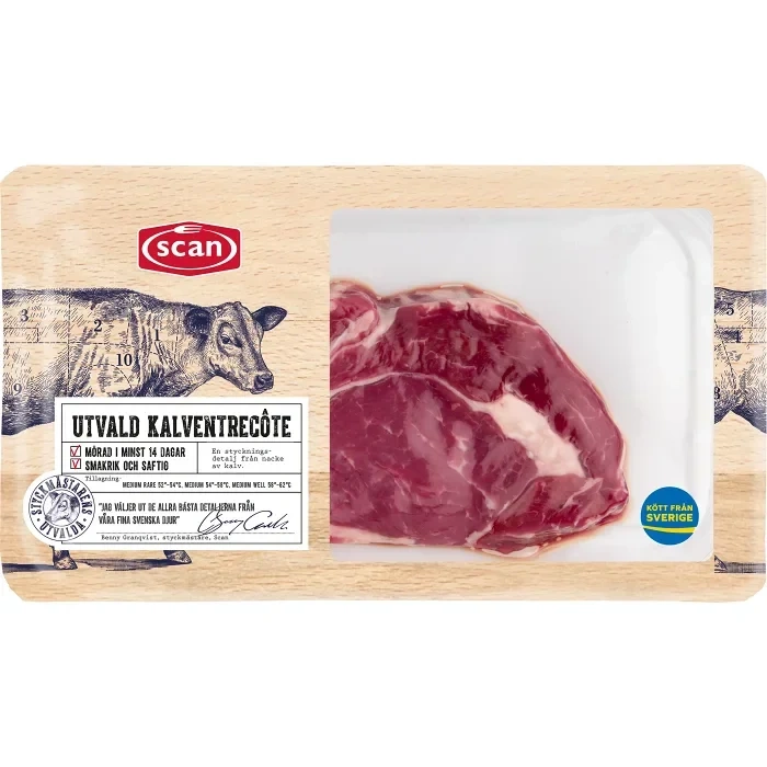 Kalventrecôte ca 210g Scan
