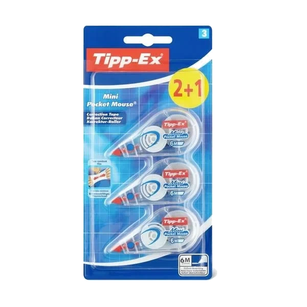 Korrekturtape - 3pk