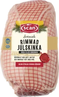 Julskinka rimmad